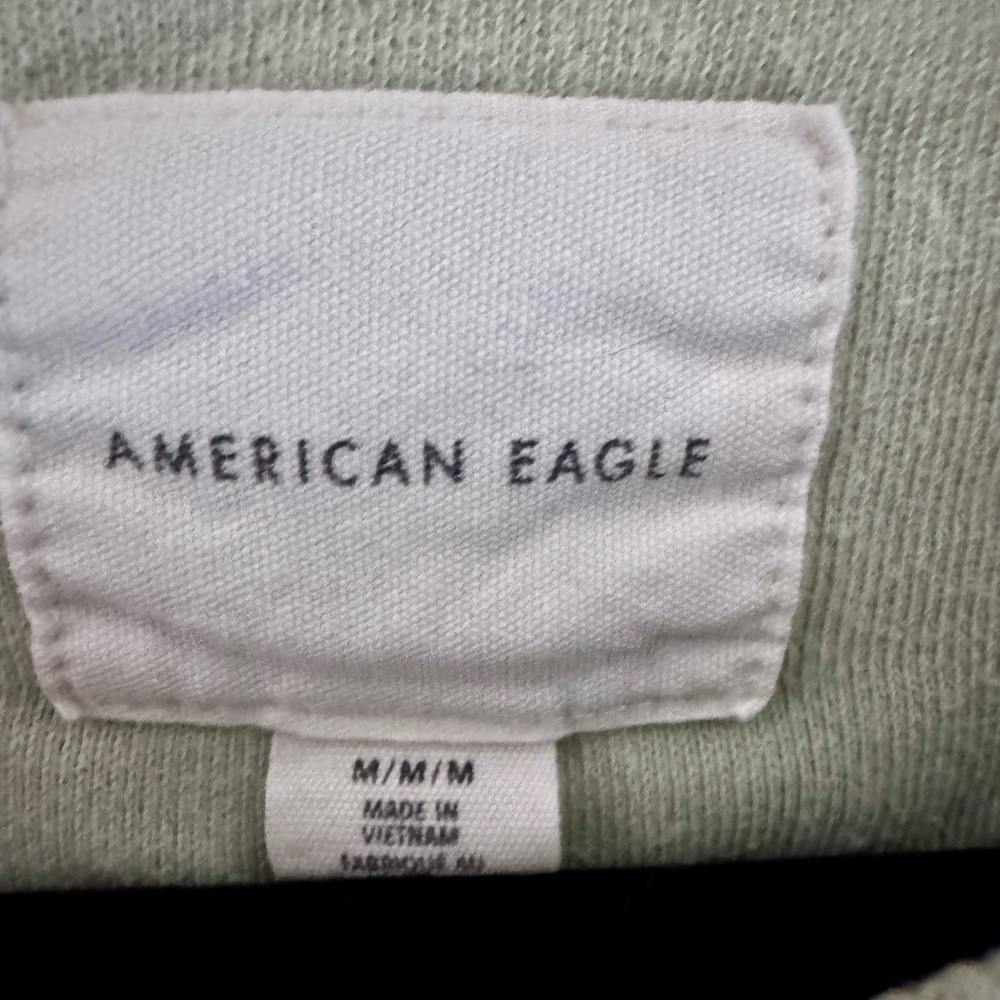 American Eagle Outfitters Size M (unisex) Green Graphic Crewneck Sweater - Picture 4 of 11